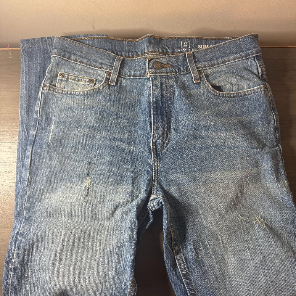 George Slim Straight Jeans 31x30